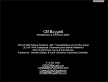 Tablet Screenshot of clifbaggettcpa.com